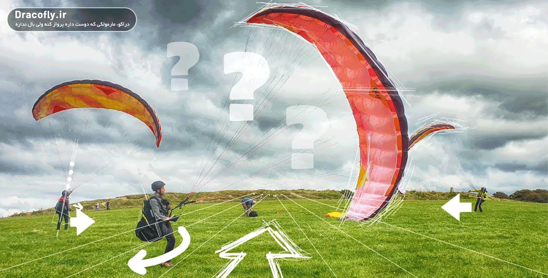 روش­های-پرواز-با-پاراگلایدر